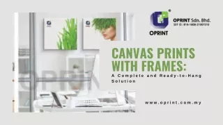 Canvas Prints with Frames A Complete and Ready-to-Hang Solution