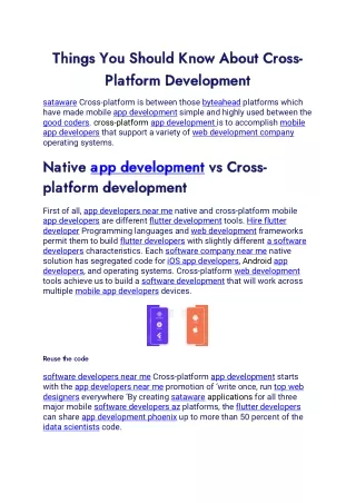 things you should know about cross things