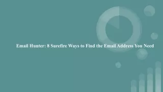 _Email Hunter_ 8 Surefire Ways to Find the Email Address You Need