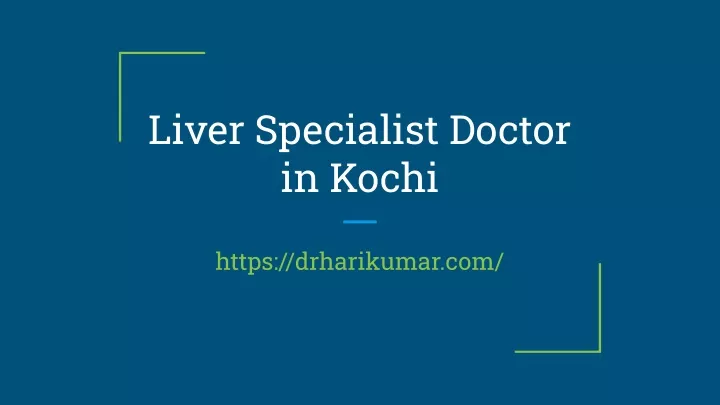 liver specialist doctor in kochi