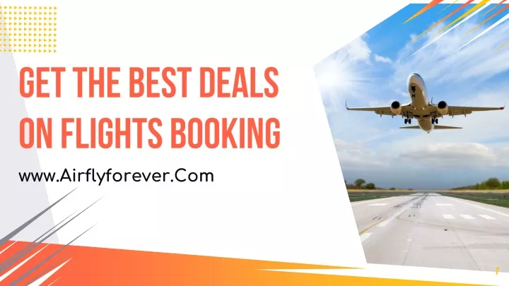 get the best deals on flights booking