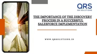 the importance of the discovery process
