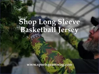 Shop Long Sleeve Basketball Jersey