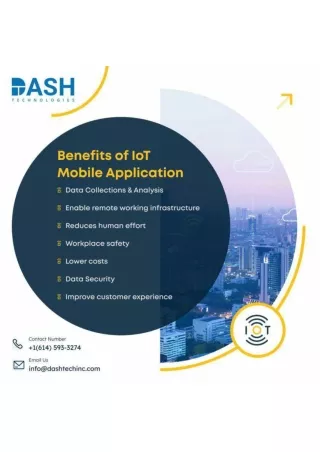 Benefits of iot application