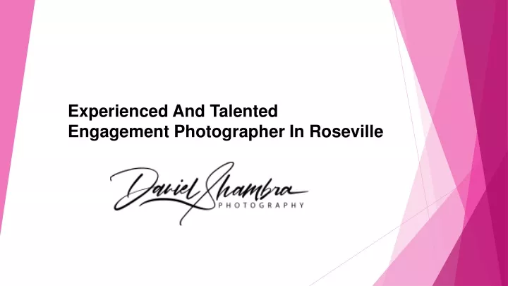 experienced and talented engagement photographer in roseville