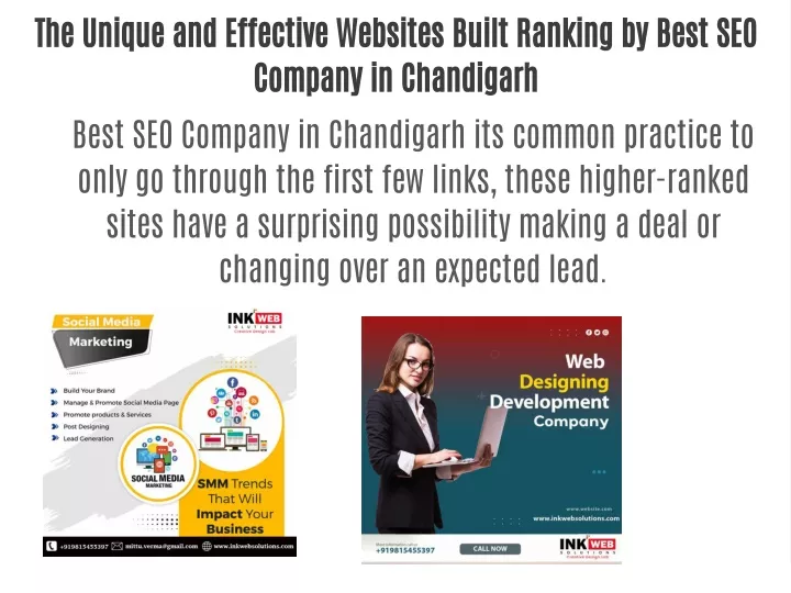 the unique and effective websites built ranking