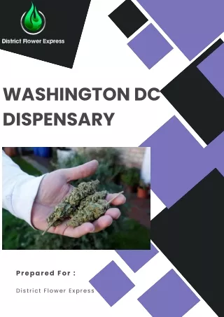 Washington Dc Dispensary - District flower express