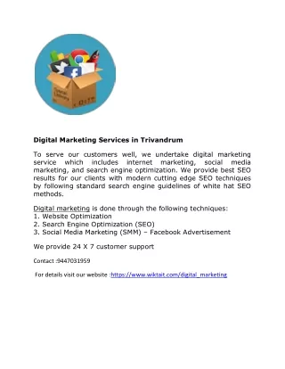 Digital Marketing