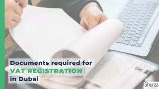 documents required for vat registration in dubai