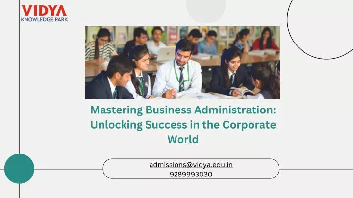 mastering business administration unlocking