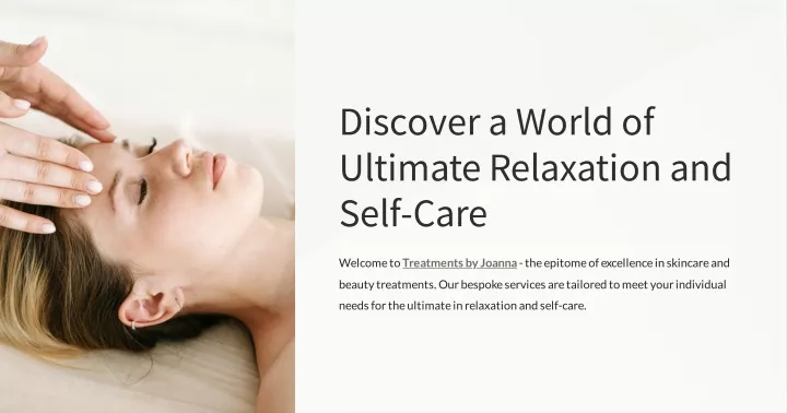 discover a world of ultimate relaxation and self