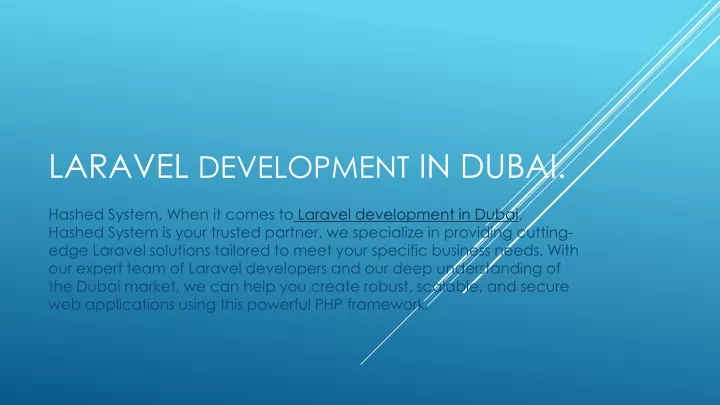 laravel development in dubai
