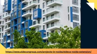 Luxurious Living at Eldeco Noida Extension: 2/3/4 BHK Apartments