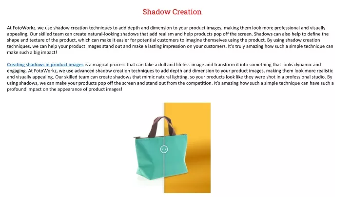 shadow creation