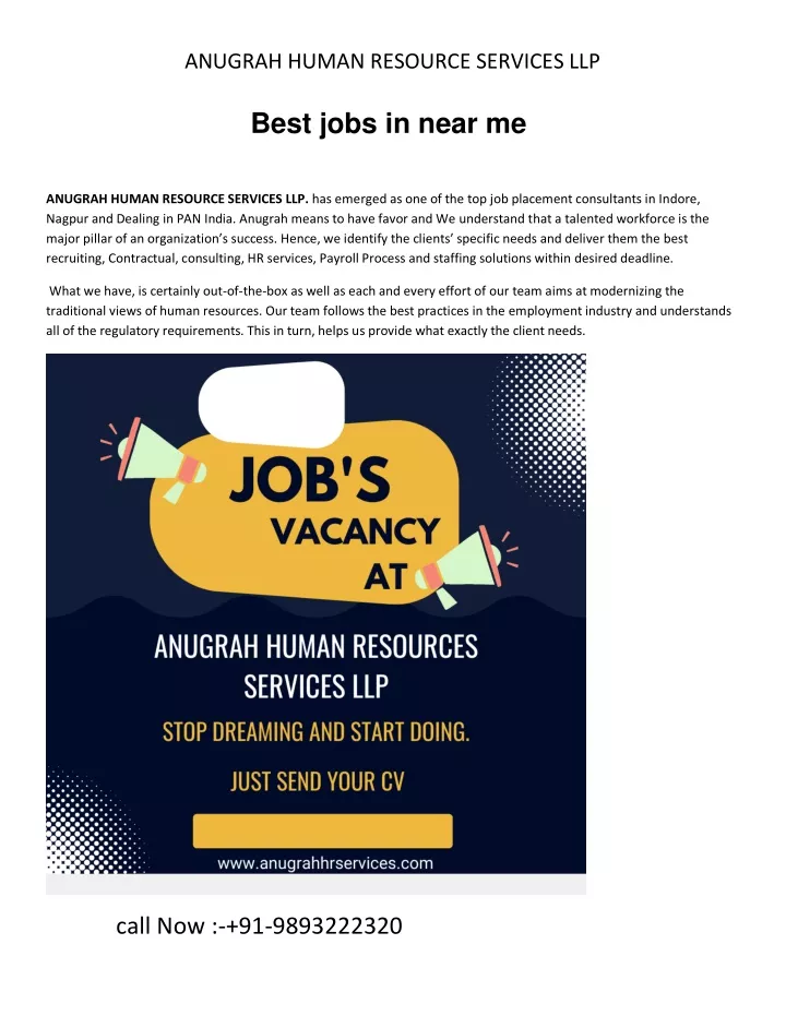 anugrah human resource services llp