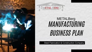 Steel Manufacturing Business Plan