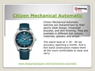 Citizen Mechanical Automatic