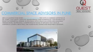 Commercial space advisors in pune