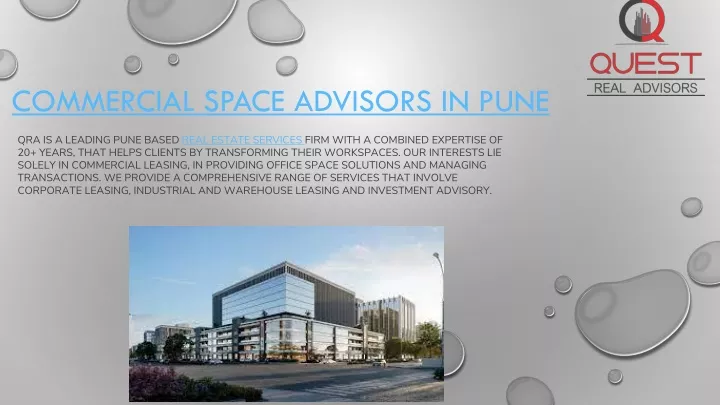 commercial space advisors in pune