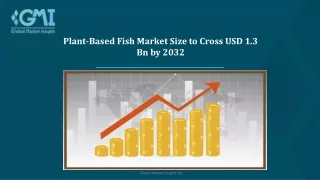 plant based fish market size to cross