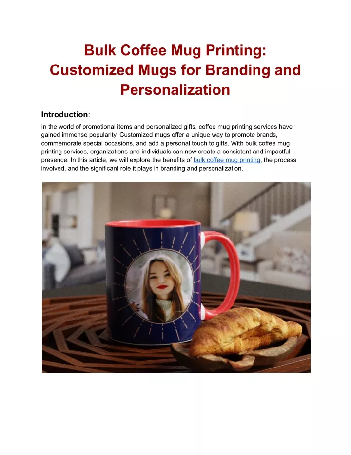 bulk coffee mug printing customized mugs