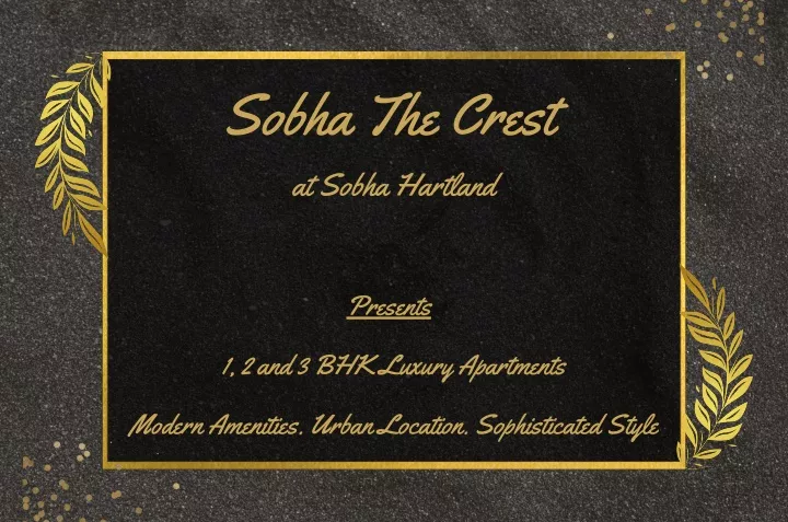 sobha the crest at sobha hartland