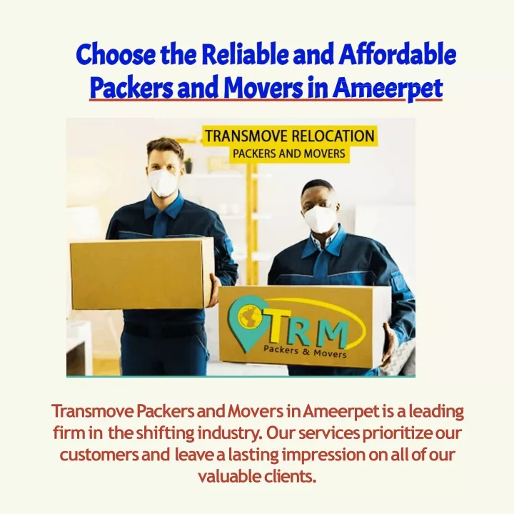 transmove packers and movers in ameerpet