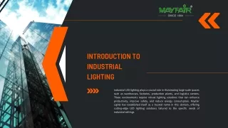lluminating Industrial Spaces with Elegance:  Revolutionize  Industrial Lights