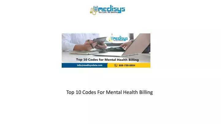 top 10 codes for mental health billing