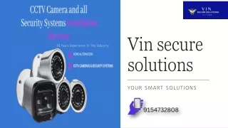 Vin secure solutions PPT