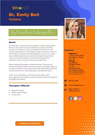 dr emily bell oshawa