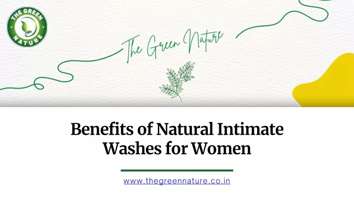 benefits of natural intimate washes for women