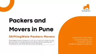 Packers and Movers in Pune