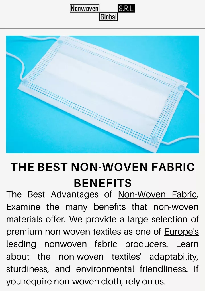 the best non woven fabric benefits