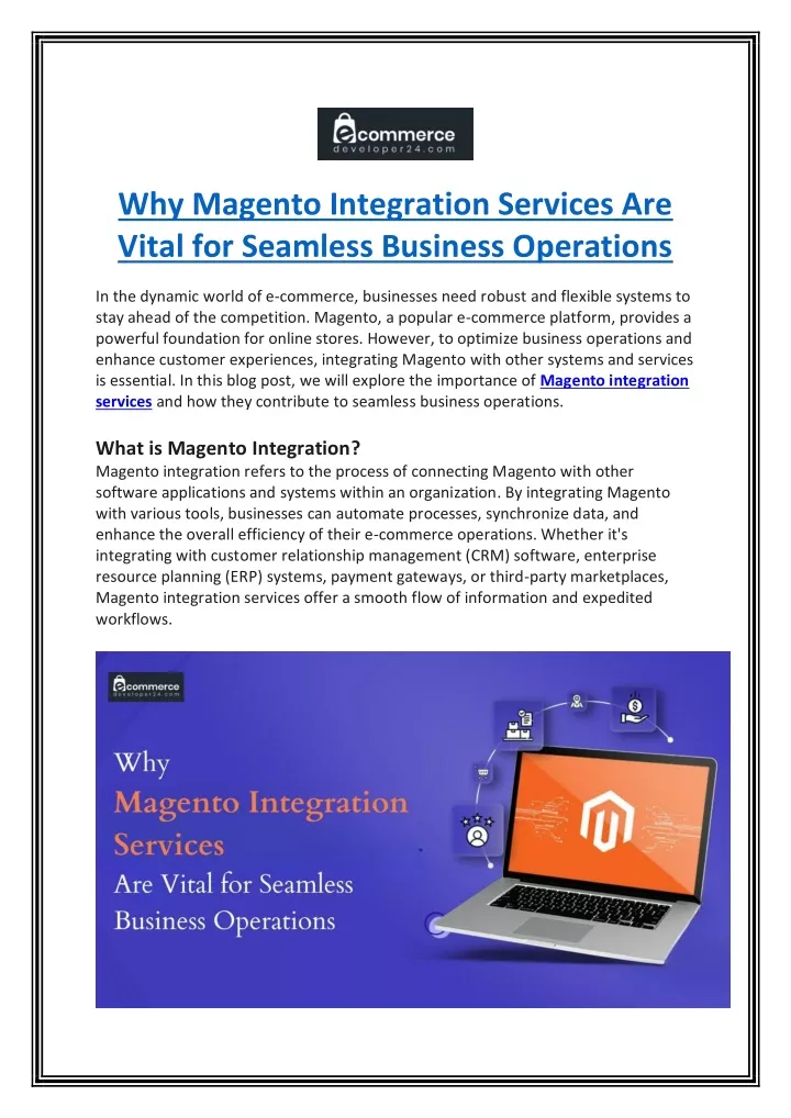 why magento integration services are vital