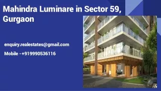 Mahindra Luminare in Sector 59, Gurgaon (1)
