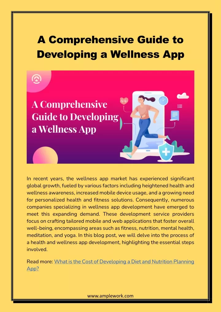 a comprehensive guide to developing a wellness app