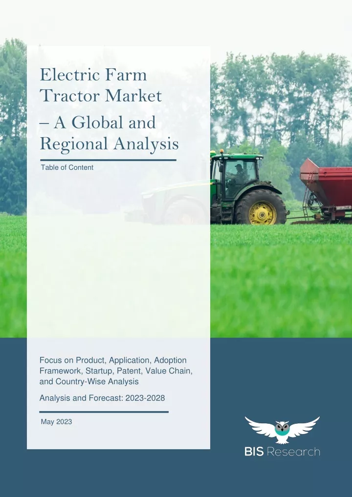 electric farm tractor market a global