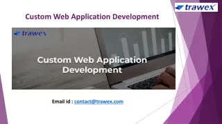 custom web application development