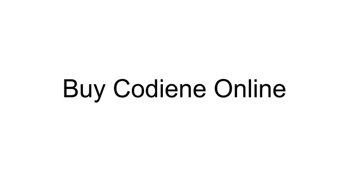 buy codiene online