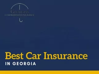 Best Car Insurance in Georgia | GA Comprehensive Insurance Agency