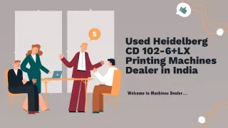Used Heidelberg CD 102-6 LX Printing Machines Dealer in India