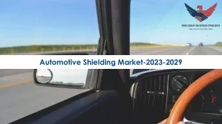 Automotive Shielding Market's Key Trends 2023