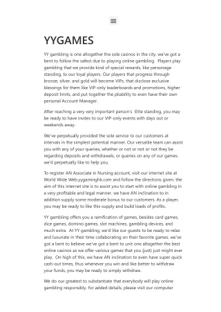 YYGAMES