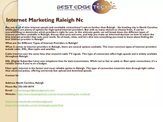 internet marketing raleigh nc