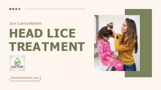 head lice treatment