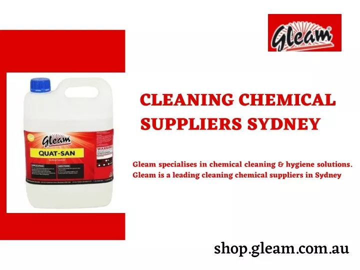 cleaning chemical suppliers sydney