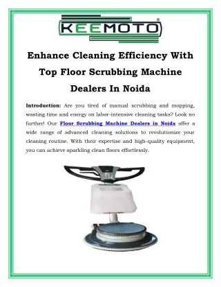 enhance cleaning efficiency with