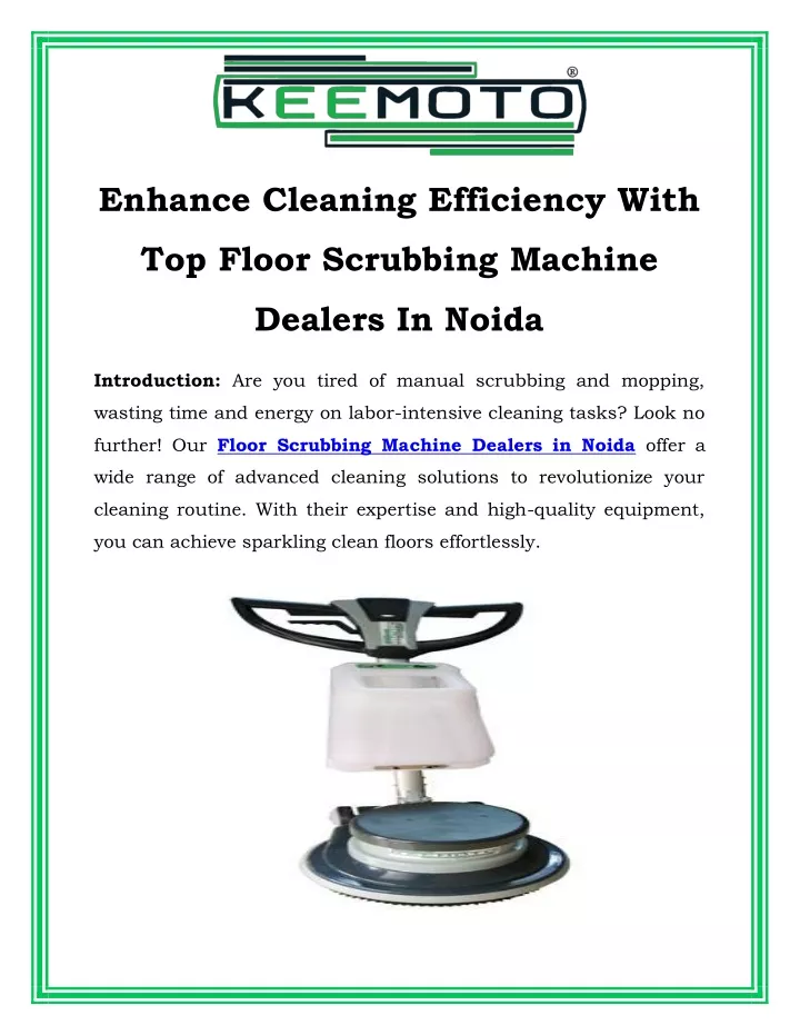 enhance cleaning efficiency with