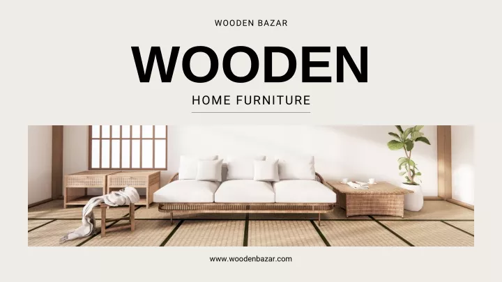 wooden bazar